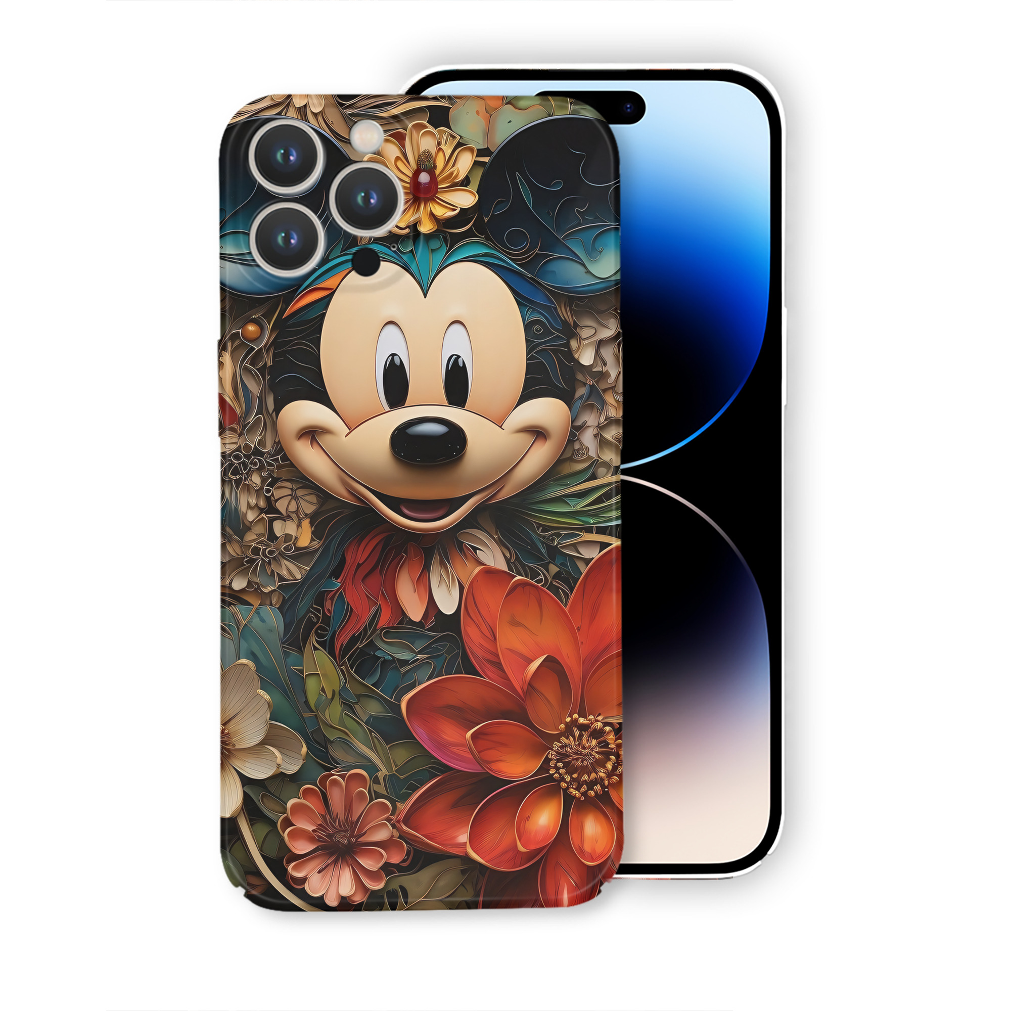 （画像用） ミッキーマウス Mickey Mouse 【iPhone 14シリーズ対応】ハードケース